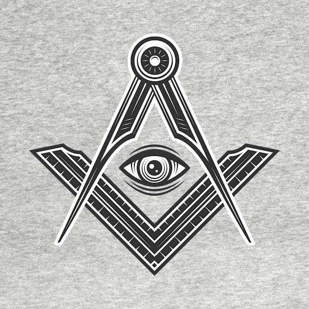 Illuminati logo concept. Freemasonry, Illuminati conspiracy logo template. by DenysHolovatiuk